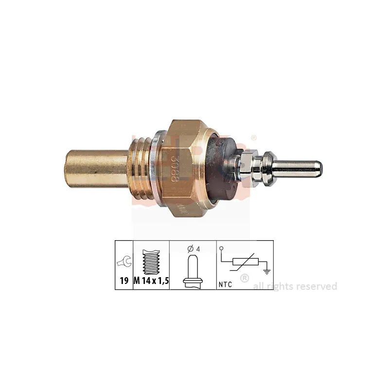 Sonde de température, liquide de refroidissement EPS 1.830.088