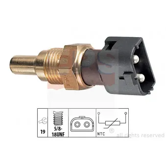 Sonde de température, liquide de refroidissement EPS 1.830.091