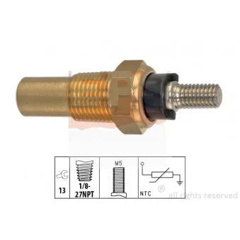 Sonde de température, liquide de refroidissement EPS 1.830.136