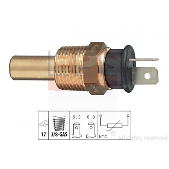 Sonde de température, liquide de refroidissement EPS 1.830.228