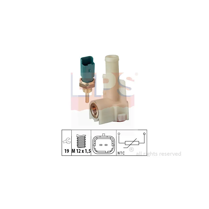 Sonde de température, liquide de refroidissement EPS 1.830.233K