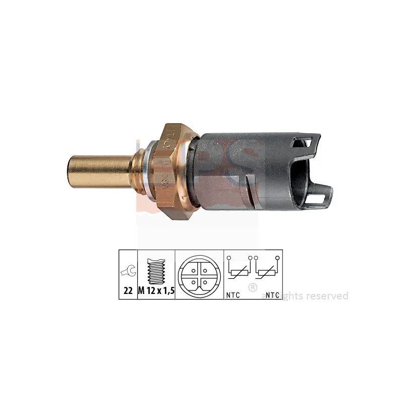 Sonde de température, liquide de refroidissement EPS 1.830.274