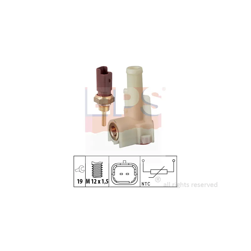 Sonde de température, liquide de refroidissement EPS 1.830.326K