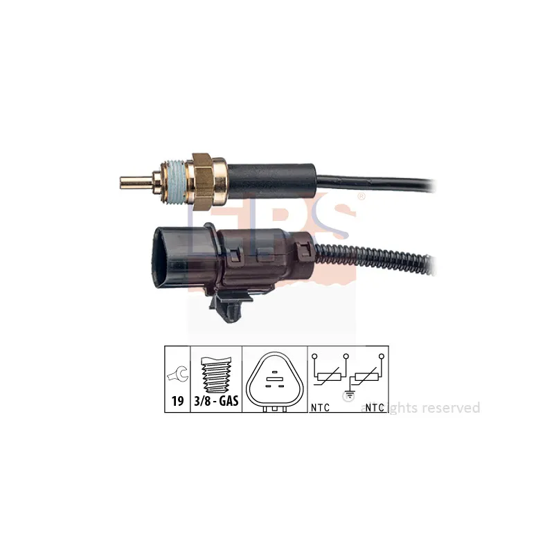 Sonde de température, liquide de refroidissement EPS 1.830.373