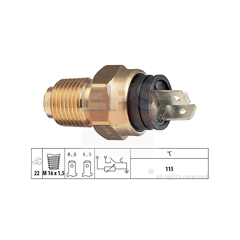 Sonde de température, liquide de refroidissement EPS 1.830.500