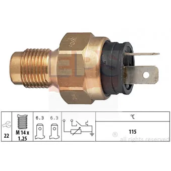Sonde de température, liquide de refroidissement EPS