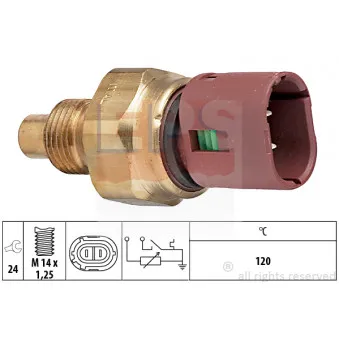 Sonde de température, liquide de refroidissement EPS 1.830.522