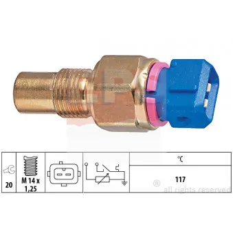 Sonde de température, liquide de refroidissement EPS 1.830.553