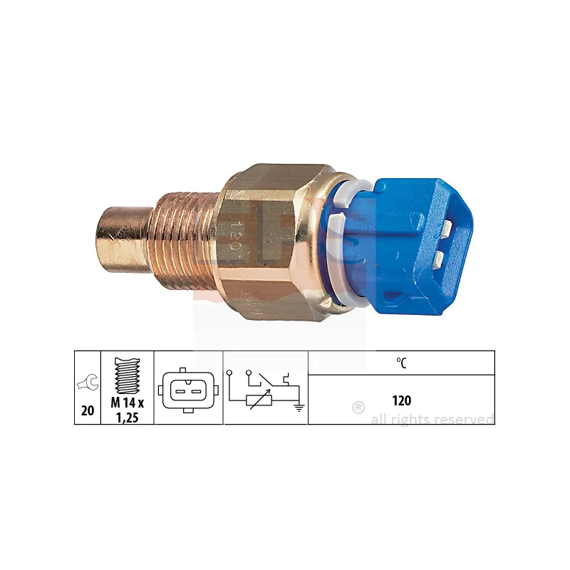 Sonde de température, liquide de refroidissement EPS 1.830.558