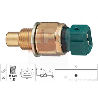 Sonde de température, liquide de refroidissement EPS 1.830.560