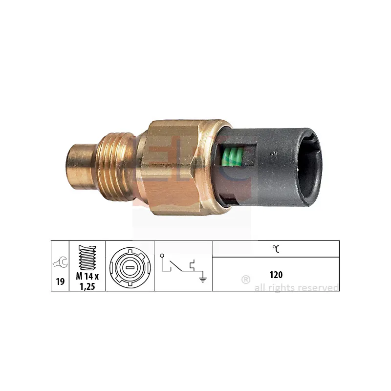 Contact thermique, voyant avertisseur de l'agent réfrigérant EPS 1.840.048