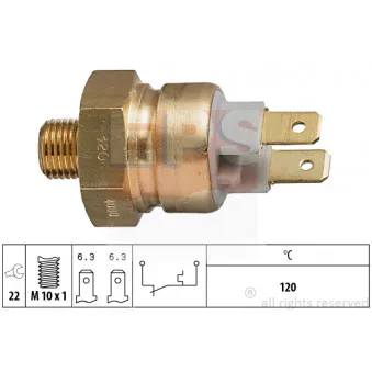 Contact thermique, voyant avertisseur de l'agent réfrigérant EPS 1.840.080
