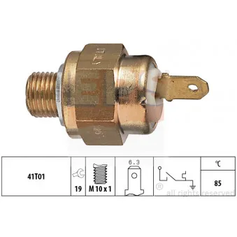 Contact thermique, voyant avertisseur de l'agent réfrigérant EPS 1.840.084
