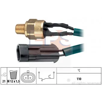 Contact thermique, voyant avertisseur de l'agent réfrigérant EPS 1.840.089