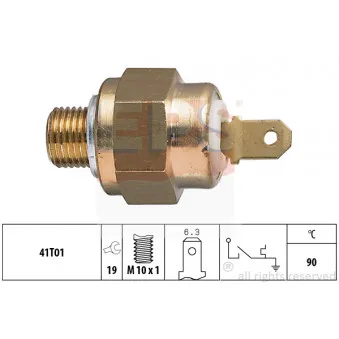 Contact thermique, voyant avertisseur de l'agent réfrigérant EPS 1.840.093