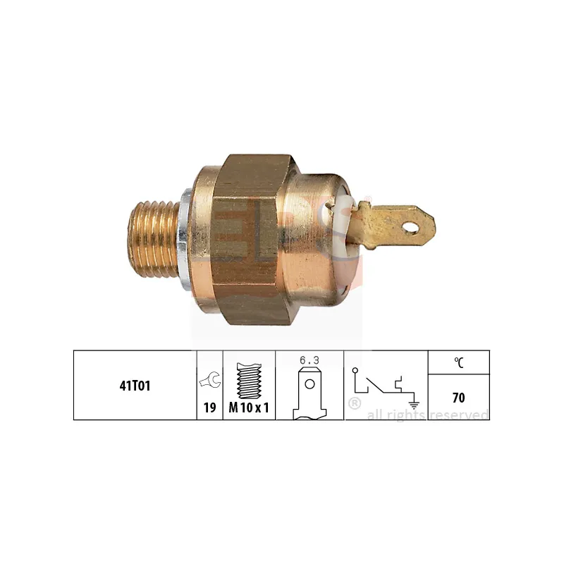 Contact thermique, voyant avertisseur de l'agent réfrigérant EPS 1.840.100