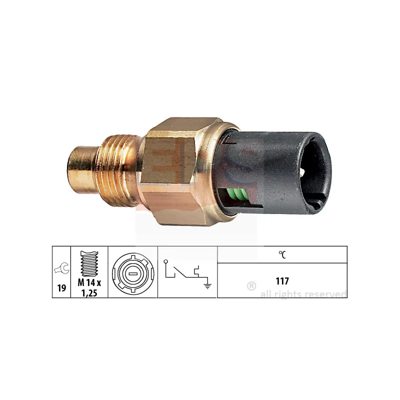 Contact thermique, voyant avertisseur de l'agent réfrigérant EPS 1.840.111