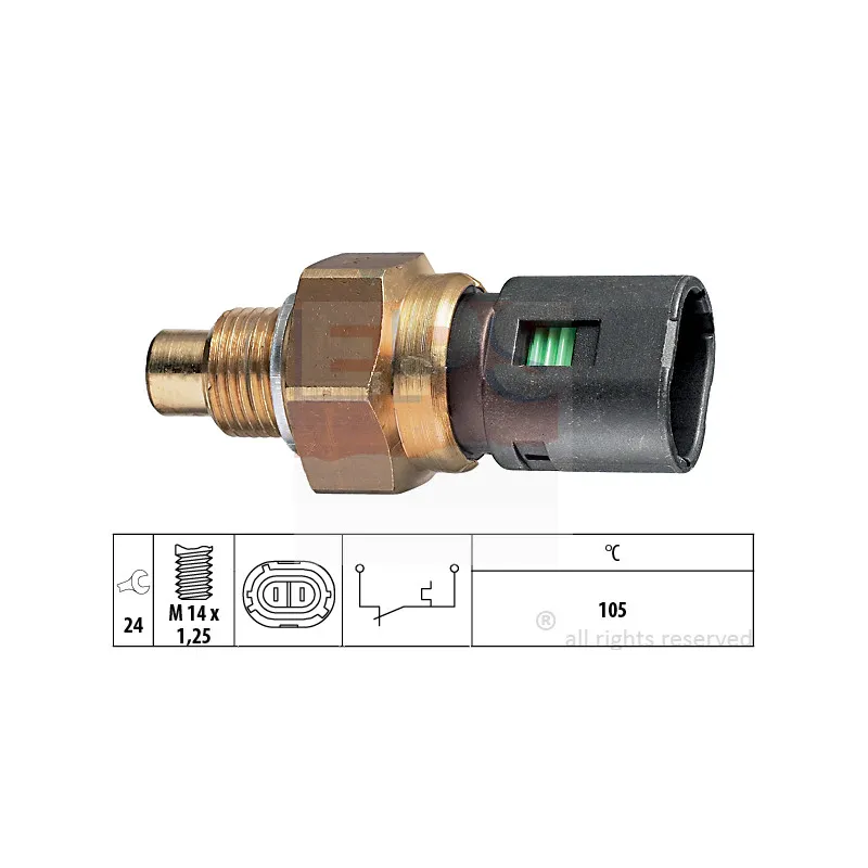 Contact thermique, voyant avertisseur de l'agent réfrigérant EPS 1.840.126