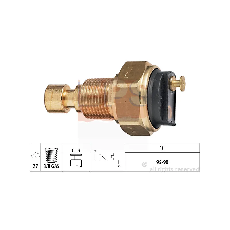 Interrupteur de température, ventilateur de radiateur EPS 1.850.037