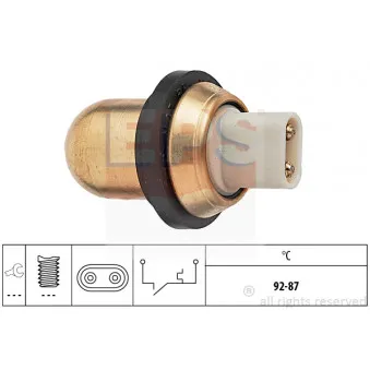 Interrupteur de température, ventilateur de radiateur EPS 1.850.038