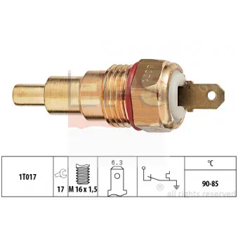 Interrupteur de température, ventilateur de radiateur EPS 1.850.071