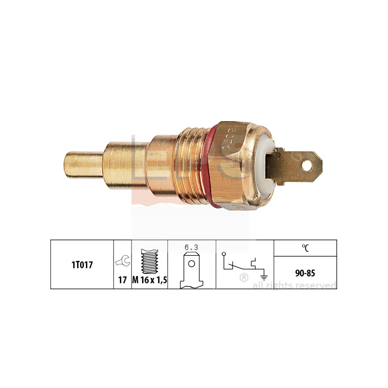 Interrupteur de température, ventilateur de radiateur EPS 1.850.071