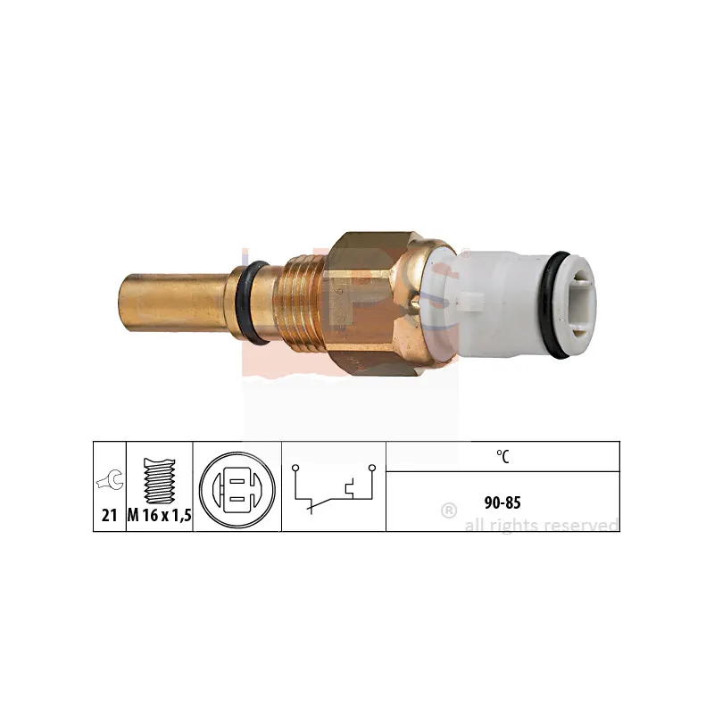Interrupteur de température, ventilateur de radiateur EPS 1.850.090