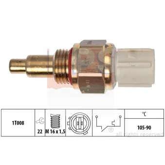 Interrupteur de température, ventilateur de radiateur EPS 1.850.107