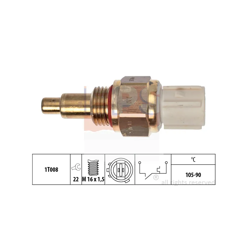 Interrupteur de température, ventilateur de radiateur EPS 1.850.107