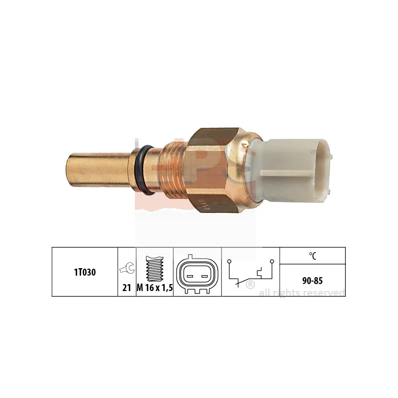 Interrupteur de température, ventilateur de radiateur EPS 1.850.151