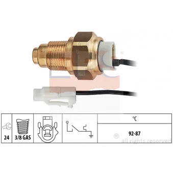 Interrupteur de température, ventilateur de radiateur EPS 1.850.163