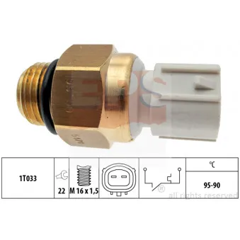 Interrupteur de température, ventilateur de radiateur EPS 1.850.174