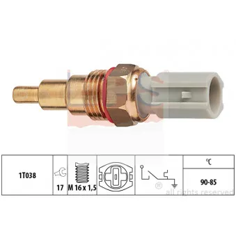 Interrupteur de température, ventilateur de radiateur EPS 1.850.205