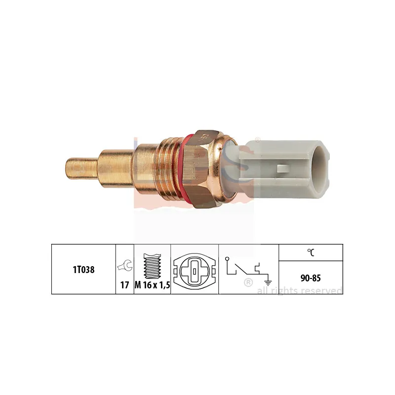 Interrupteur de température, ventilateur de radiateur EPS 1.850.205
