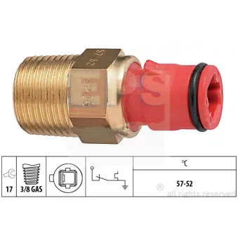 Interrupteur de température, ventilateur de radiateur EPS 1.850.206