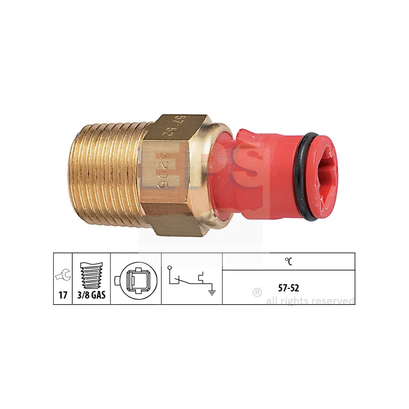 Interrupteur de température, ventilateur de radiateur EPS 1.850.206