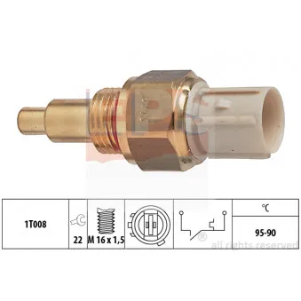 Interrupteur de température, ventilateur de radiateur EPS 1.850.213