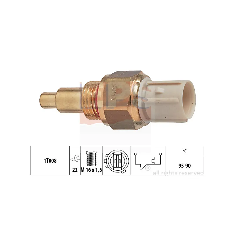 Interrupteur de température, ventilateur de radiateur EPS 1.850.213