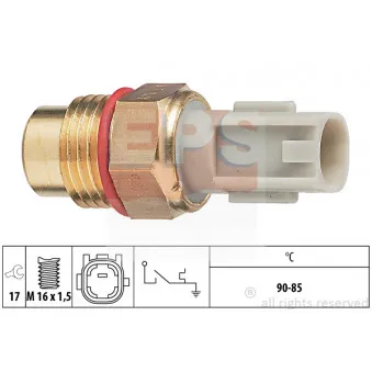 Interrupteur de température, ventilateur de radiateur EPS 1.850.223