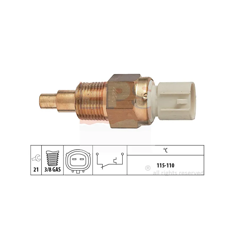 Interrupteur de température, ventilateur de radiateur EPS 1.850.228