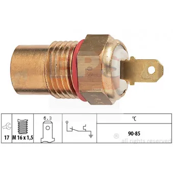 Interrupteur de température, ventilateur de radiateur EPS 1.850.258