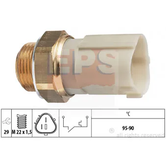 Interrupteur de température, ventilateur de radiateur EPS 1.850.262