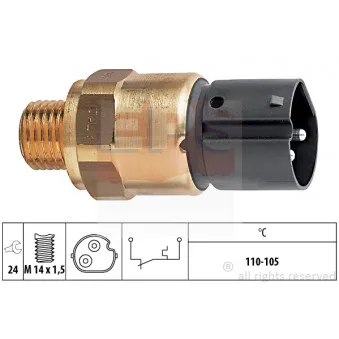 Interrupteur de température, ventilateur de radiateur EPS 1.850.273