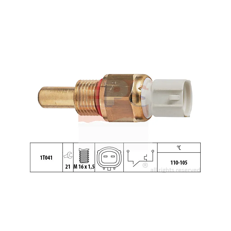 Interrupteur de température, ventilateur de radiateur EPS 1.850.274