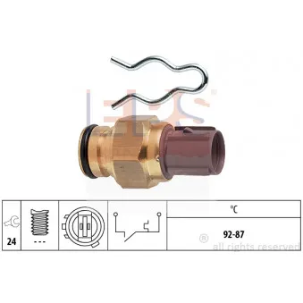 Interrupteur de température, ventilateur de radiateur EPS 1.850.285