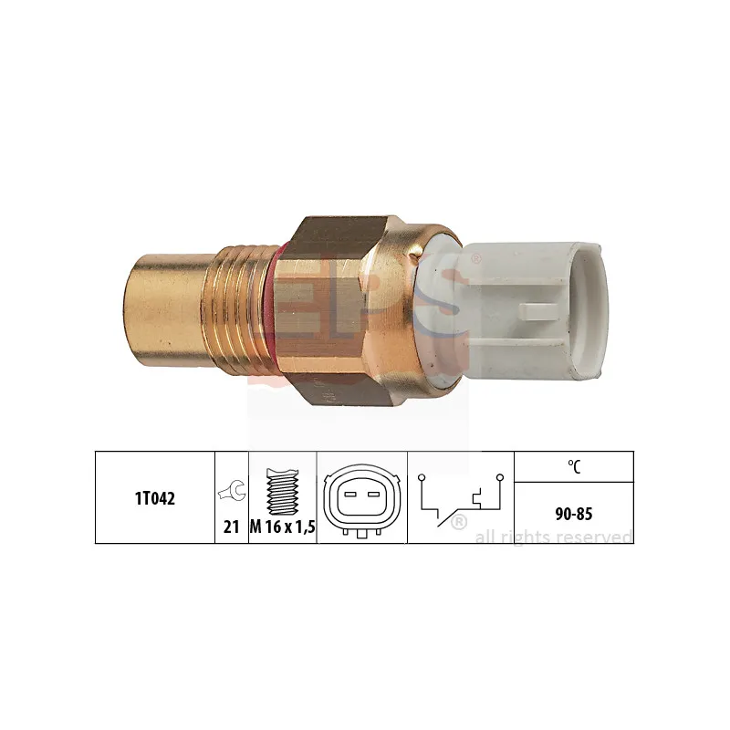 Interrupteur de température, ventilateur de radiateur EPS 1.850.289