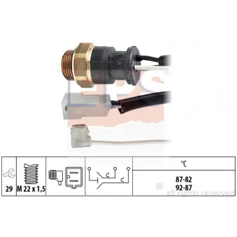 Interrupteur de température, ventilateur de radiateur EPS 1.850.603