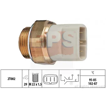 Interrupteur de température, ventilateur de radiateur EPS 1.850.605