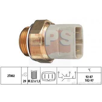 Interrupteur de température, ventilateur de radiateur EPS 1.850.608
