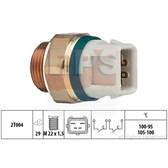 Interrupteur de température, ventilateur de radiateur EPS 1.850.638